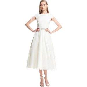 New (Un-Altered) Theia Wedding Dress 882577 Tea-Length